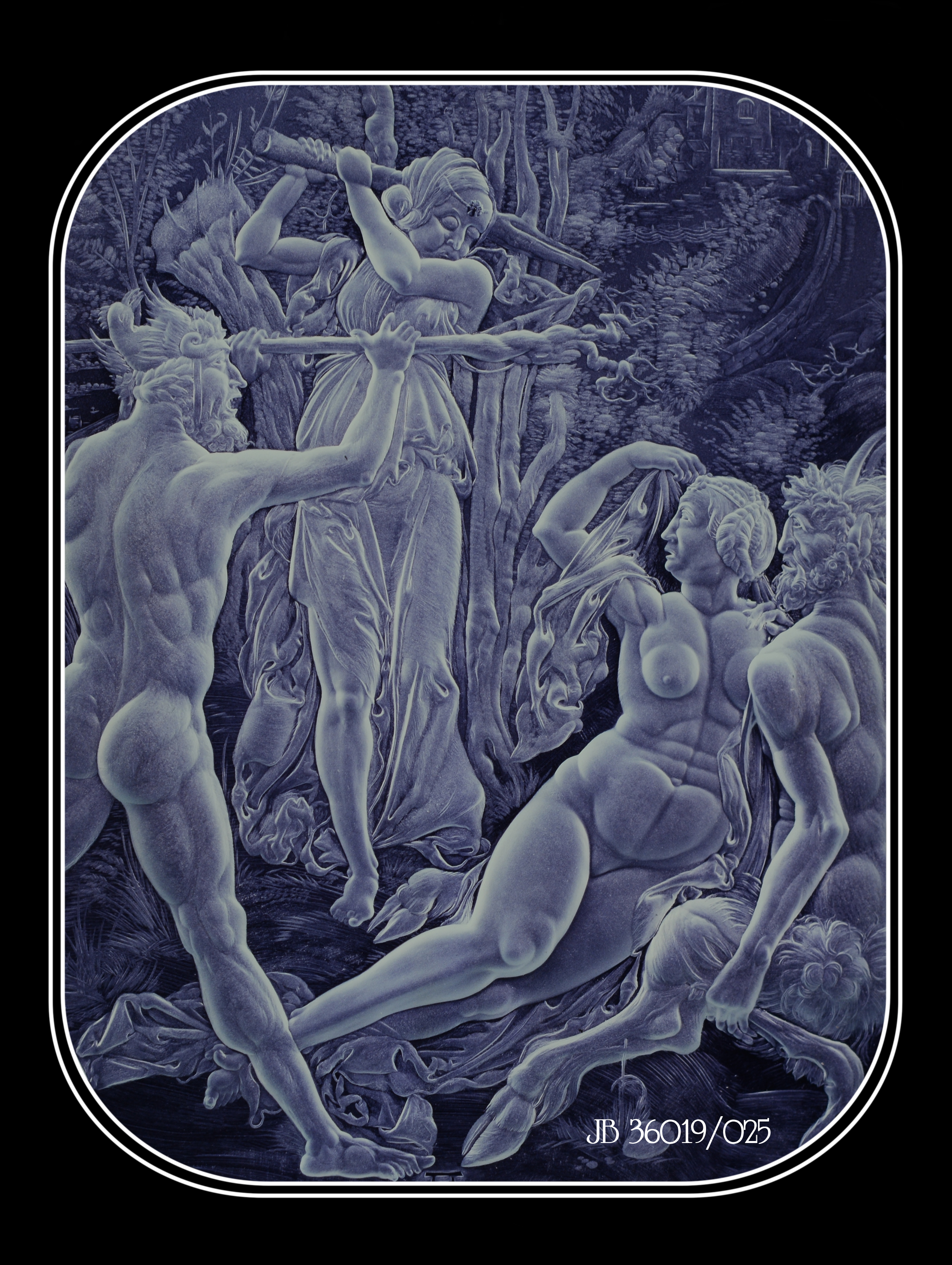 Glass block - 50x265x310 mm - A. D&uuml;rer - Jealousy - 52.800,- EUR 